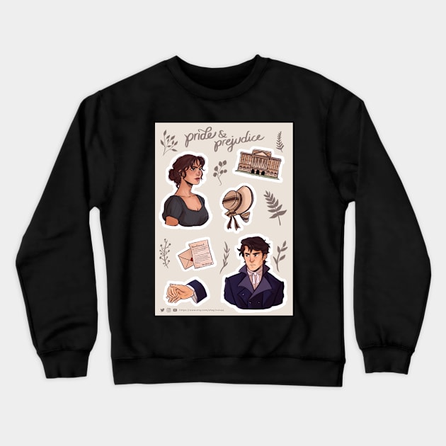 Pride and Prejudice Crewneck Sweatshirt by vvivaa